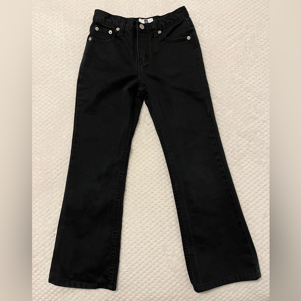 Gap Factory Denim Black Jeans ~ Size 7
